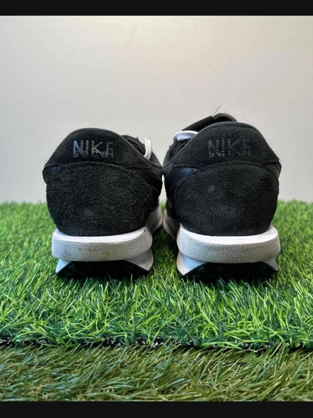 Sacai x Nike LDWaffle Black Nylon White